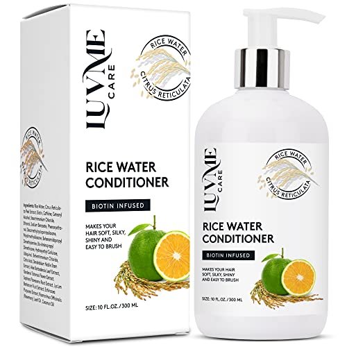 Luv Me Care Rice Water Hair Thickening Conditioner with Biotin - 10 Fl Oz Avelisse