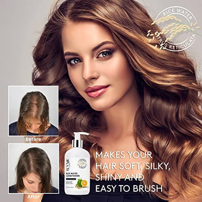 Luv Me Care Rice Water Hair Thickening Conditioner with Biotin - 10 Fl Oz Avelisse