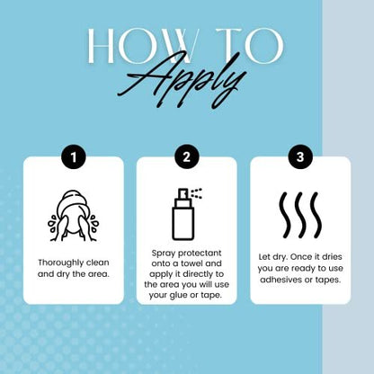 Bold Hold Skin Protectant by The Hair Diagram - Sensitive Skin Scalp Protector & Antiperspirant for Lace Wig Adhesives Avelisse