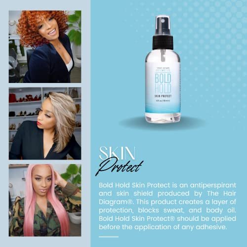 Bold Hold Skin Protectant by The Hair Diagram - Sensitive Skin Scalp Protector & Antiperspirant for Lace Wig Adhesives Avelisse