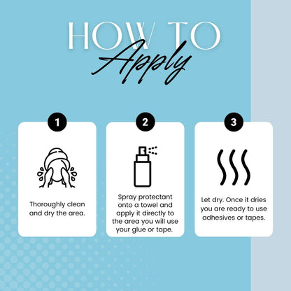 Bold Hold Skin Protectant by The Hair Diagram - Sensitive Skin Scalp Protector & Antiperspirant for Lace Wig Adhesives Avelisse