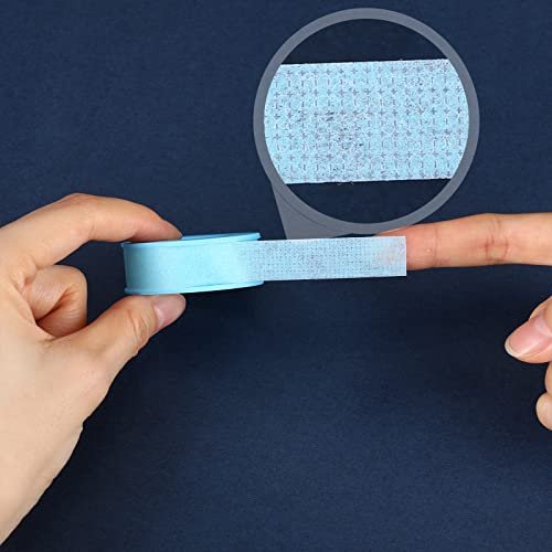 Nuanchu 12 Rolls Blue Lash Tape Bulk – Reusable Silicone Eyelash Extension Tape for Sensitive Skin, 0.5 Inch x 3.9 Yards Avelisse