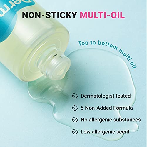 Derma B Intensive Barrier Multi Body Oil - Moisturizing Non-Sticky Multi-Use Oil for Sensitive Skin, 4.56 fl oz (135ml) Avelisse