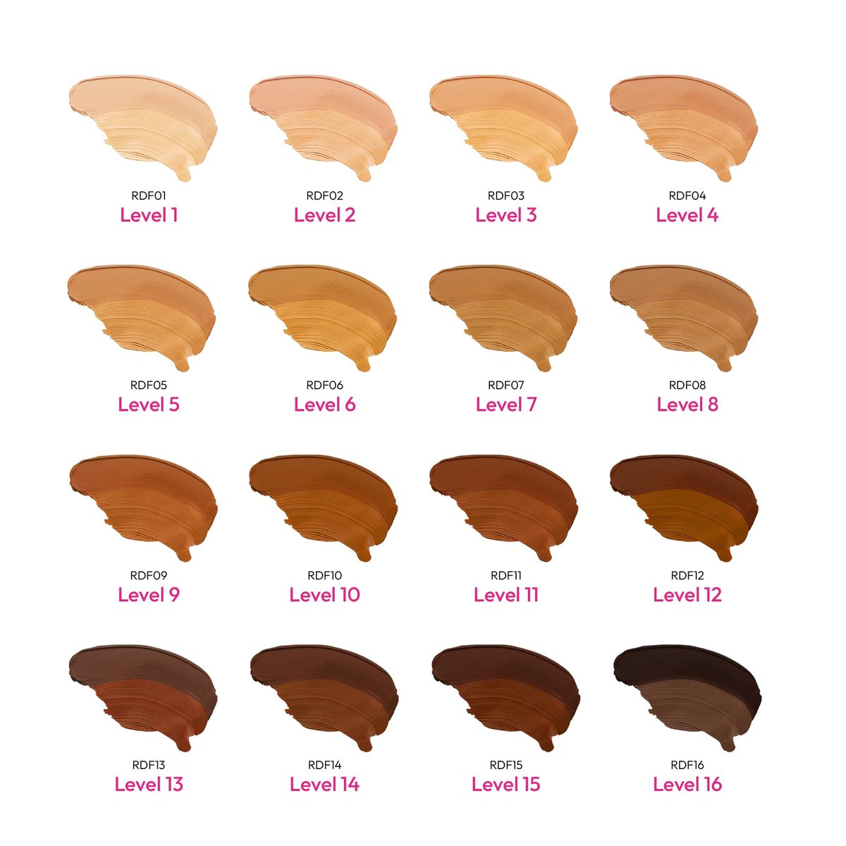 Ruby Kisses 3D Face Creator Cream Foundation & Concealer - Level 3, Medium to Full Coverage, 12-Hour Long Lasting, Non-Greasy, 0.42 oz - görsel 13