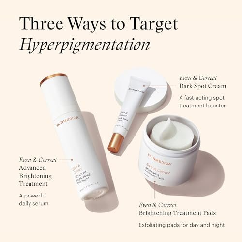SkinMedica Even & Correct Dark Spot Cream - 0.5 Fl Oz | Reduce Stubborn Dark Spots Avelisse