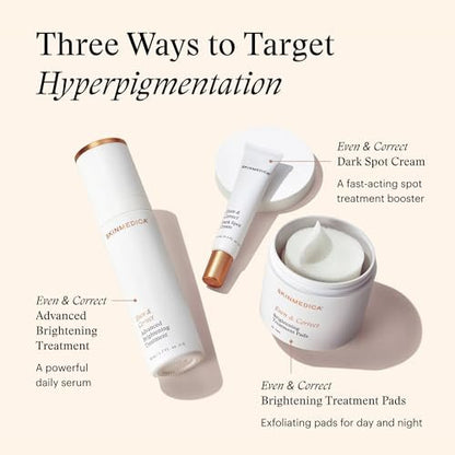 SkinMedica Even & Correct Dark Spot Cream - 0.5 Fl Oz | Reduce Stubborn Dark Spots Avelisse