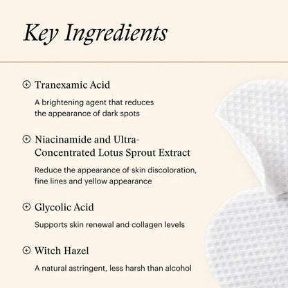 SkinMedica Even & Correct Brightening Treatment Pads – 10% Glycolic Acid Exfoliating Face Pads, Retinol-Free, Alcohol-Free, Hydroquinone-Free, 60 Count Avelisse
