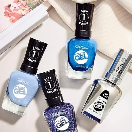 Sally Hansen Miracle Gel Keith Haring Nail Polish - 919 Contempor-airy Cyan Blue - No UV Light Needed - görsel 12