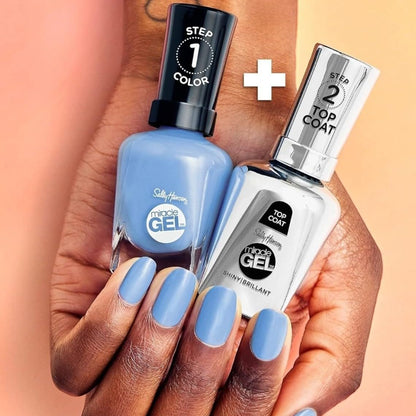 Sally Hansen Miracle Gel Keith Haring Nail Polish - 919 Contempor-airy Cyan Blue - No UV Light Needed