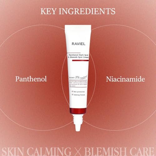 RAVIEL Panthenol Dark Spot & Pigment Care Cream – Brightening Spot Corrector with Niacinamide for Blemishes, Uneven Tone & Skin Clarity, 15ml x 2 (0.5 fl oz, Pack of 2), Korean Skincare - görsel 7