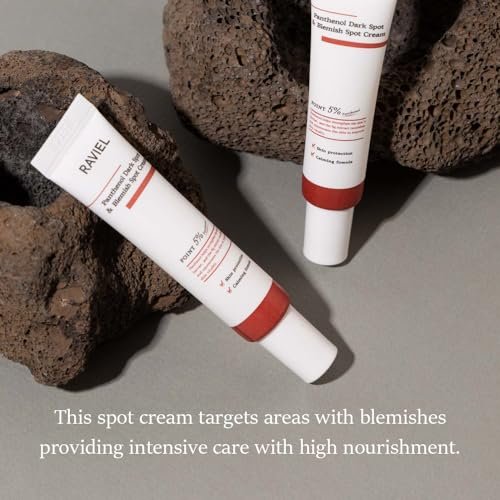RAVIEL Panthenol Dark Spot & Pigment Care Cream – Brightening Spot Corrector with Niacinamide for Blemishes, Uneven Tone & Skin Clarity, 15ml x 2 (0.5 fl oz, Pack of 2), Korean Skincare - görsel 5