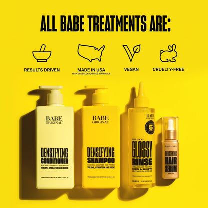 Babe Original Locks Densifying Hair Serum - Promotes Thickness for Thinning Hair & Hair Loss, for Men and Women, 1.76 oz Avelisse