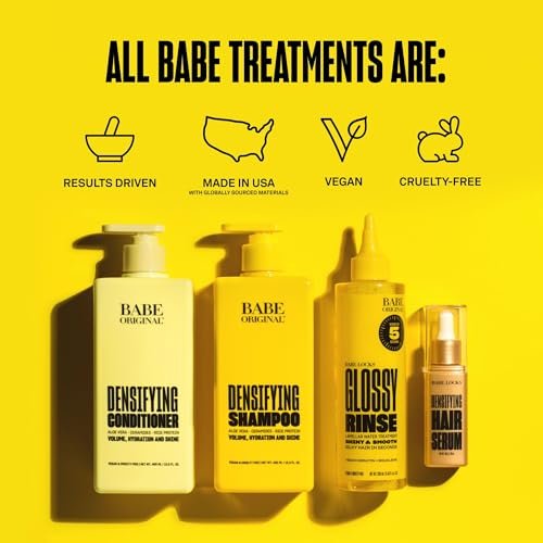 Babe Original Locks Densifying Hair Serum - Promotes Thickness for Thinning Hair & Hair Loss, for Men and Women, 1.76 oz Avelisse