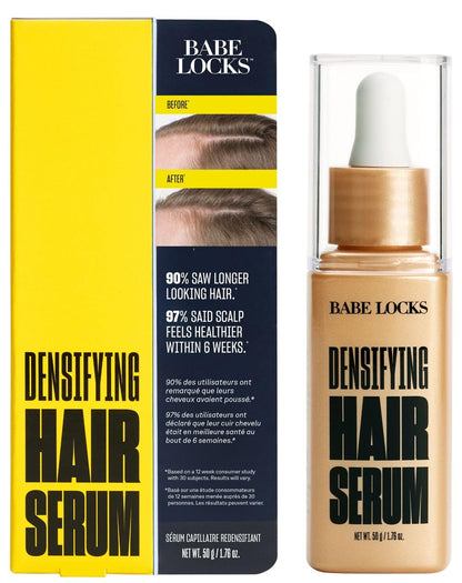 Babe Original Locks Densifying Hair Serum - Promotes Thickness for Thinning Hair & Hair Loss, for Men and Women, 1.76 oz Avelisse