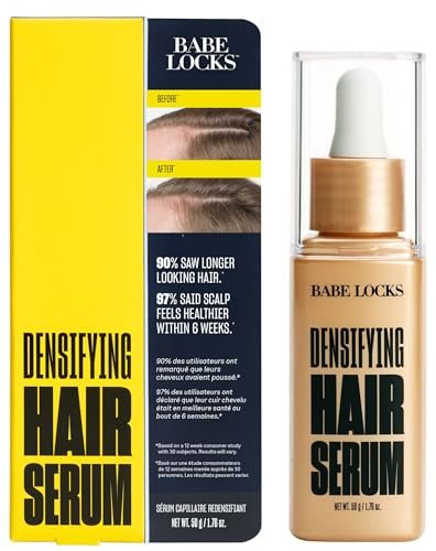 Babe Original Locks Densifying Hair Serum - Promotes Thickness for Thinning Hair & Hair Loss, for Men and Women, 1.76 oz Avelisse