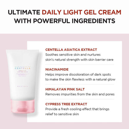 SKIN1004 Madagascar Centella Poremizing Light Gel Cream - 2.53 fl oz (75ml) | Tightens Pores & Soothes Irritated Skin