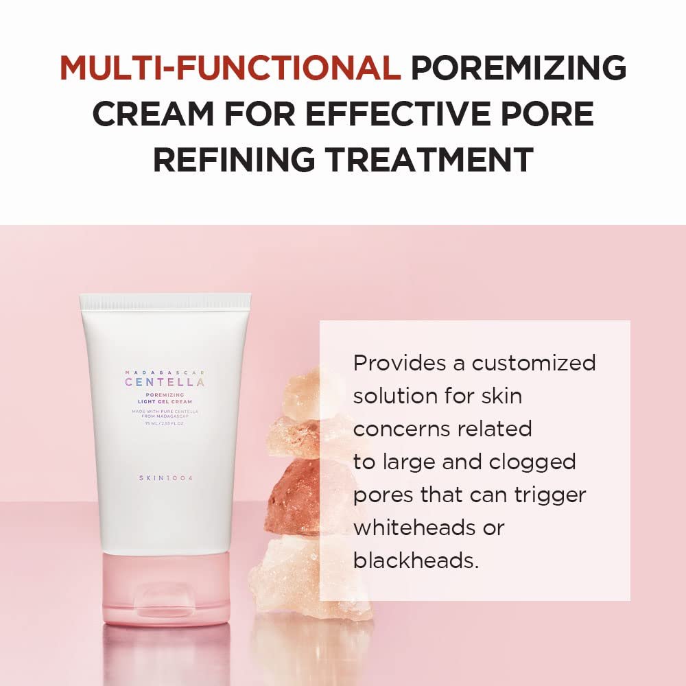SKIN1004 Madagascar Centella Poremizing Light Gel Cream - 2.53 fl oz (75ml) | Tightens Pores & Soothes Irritated Skin - görsel 11