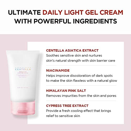 SKIN1004 Madagascar Centella Poremizing Light Gel Cream - 2.53 fl oz (75ml) | Tightens Pores & Soothes Irritated Skin - görsel 10