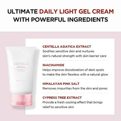 SKIN1004 Madagascar Centella Poremizing Light Gel Cream - 2.53 fl oz (75ml) | Tightens Pores & Soothes Irritated Skin
