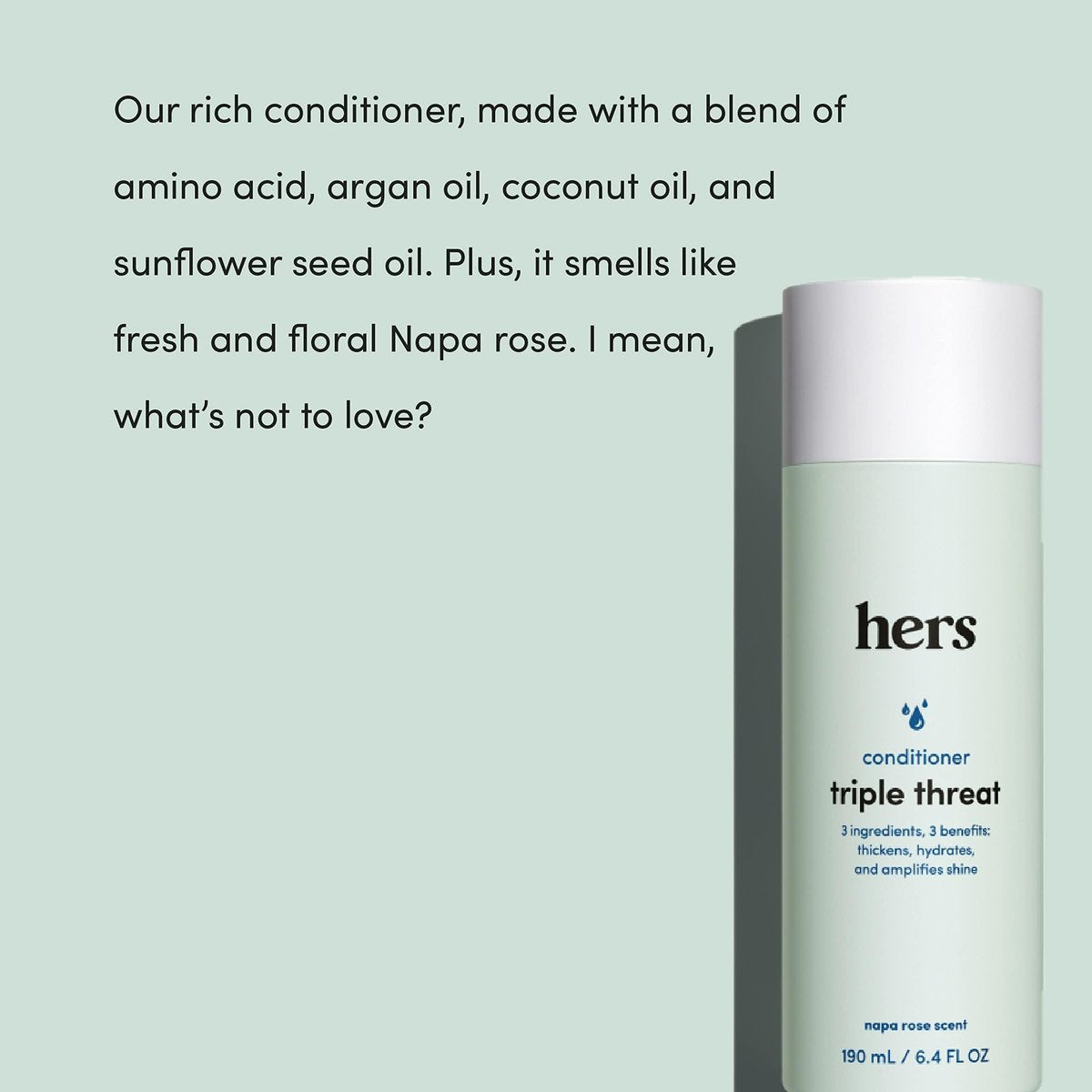 Hers Triple Threat Shampoo, Conditioner, & Minoxidil Set - Hair Thickening & Strengthening with 5% Minoxidil Foam - Paraben-Free, Vegan, Color-Safe - 3 Count Avelisse