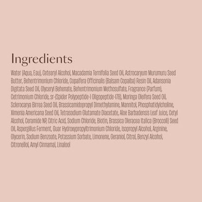 VEGAMOUR HYDR-8 Hydrate and Repair Conditioner - Hydrating Conditioner with Marula Oil, Moringa Oil, Ceramides & Biotin for Dry Hair - 8 Fl Oz Avelisse