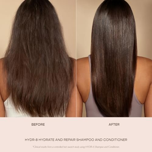 VEGAMOUR HYDR-8 Hydrate and Repair Conditioner - Hydrating Conditioner with Marula Oil, Moringa Oil, Ceramides & Biotin for Dry Hair - 8 Fl Oz Avelisse