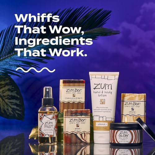 Zum Indigo Wild Goat's Milk Soap Bar - Patchouli Blends (3 Pack) - All-Natural Hand & Body Soap with Essential Oils Avelisse