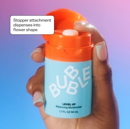 Bubble Skincare Level Up Gel Face Moisturizer for Oily Skin - Travel Size Lightweight Gel Moisturizer with Niacinamide + Zinc, Balancing & Hydrating Face Lotion to Improve Texture & Reduce Shine (50ml) - görsel 4