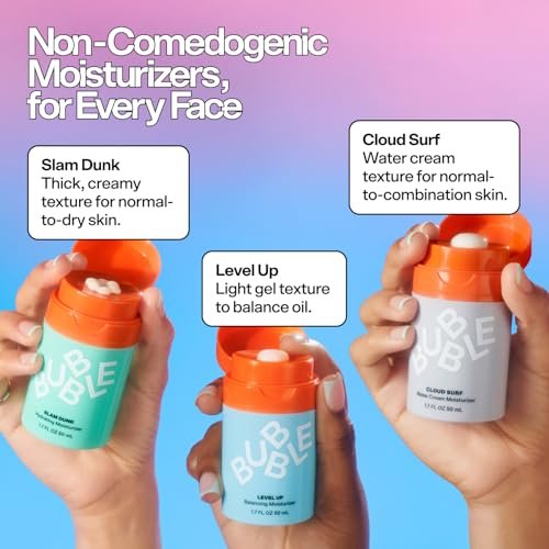 Bubble Skincare Level Up Gel Face Moisturizer for Oily Skin - Travel Size Lightweight Gel Moisturizer with Niacinamide + Zinc, Balancing & Hydrating Face Lotion to Improve Texture & Reduce Shine (50ml) - görsel 16