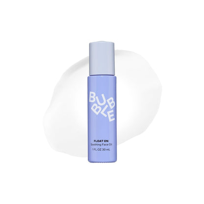 Bubble Skincare Float On Soothing Face Oil - Lightweight Hydrating Facial Oil with Safflower Oil & Prickly Pear for Calming Sensitive Skin - 30ml Avelisse