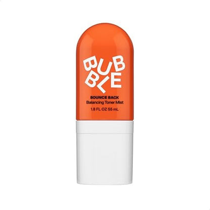 Bubble Skincare Bounce Back Hydrating Toner Spray - Balancing & Pore Minimizing Toner with Niacinamide for Oily Skin - Travel Size (1.86 fl oz)