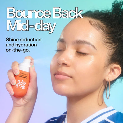 Bubble Skincare Bounce Back Hydrating Toner Spray - Balancing & Pore Minimizing Toner with Niacinamide for Oily Skin - Travel Size (1.86 fl oz)