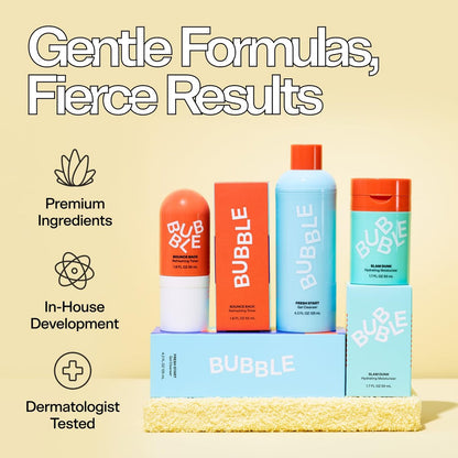 Bubble Skincare First Class Face Oil Cleanser - Nourishing Facial Cleansing Oil & Makeup Remover with Rosehip Seed Oil & Sunflower Seed Oil, 4 fl oz Avelisse