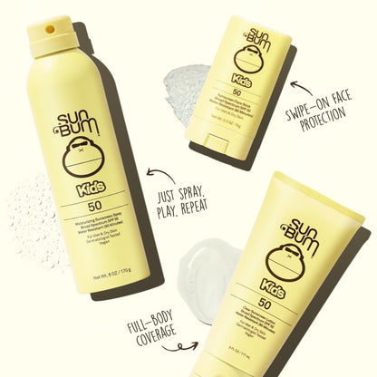 Sun Bum Kids SPF 50 Sunscreen Clear Body Spray - Broad Spectrum Water-Resistant with Vitamin E - Hawaii 104 Act Compliant - 6 oz Avelisse