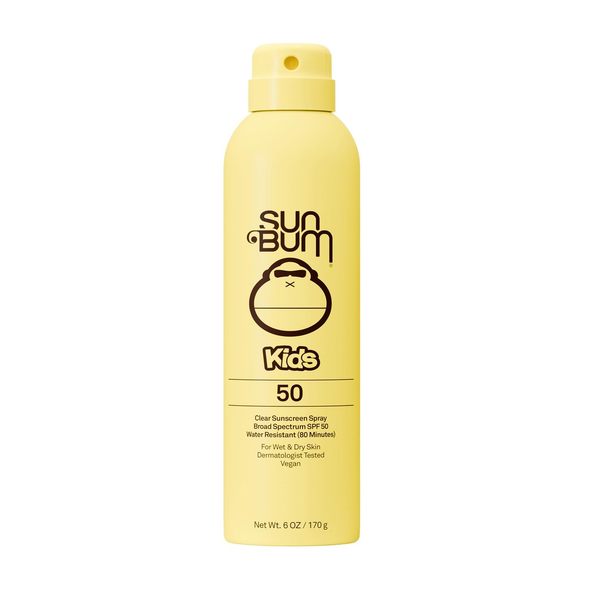 Sun Bum Kids SPF 50 Sunscreen Clear Body Spray - Broad Spectrum Water-Resistant with Vitamin E - Hawaii 104 Act Compliant - 6 oz Avelisse