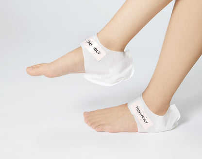 TONYMOLY Changing U Magic Foot Peeling Shoes – Exfoliating Foot Mask with AHA & Watermelon Extract for Dry, Cracked Heels & Callus Removal, Baby Soft Feet Spa Treatment, 1 Pair