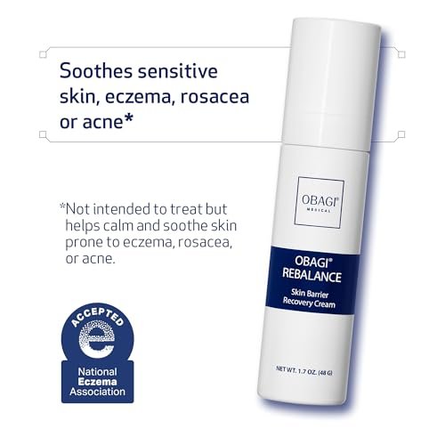 Obagi Rebalance Skin Barrier Recovery Cream – Soothing Probiotic Moisturizer for Sensitive Skin with Ceramides and Niacinamide – Reduces Redness, Eczema, Rosacea, Acne – 1.7 oz Avelisse