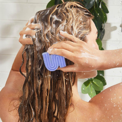 Kitsch Toning Purple Shampoo Bar for Blondes & Color Treated Hair - Biotin Shampoo for Strengthening, Neutralizing Brassy Tones - Vegan, Silicone & Sulfate Free - 3.2 oz