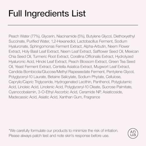 Anua Peach 70 Niacinamide Serum – Daily Glow Serum for Glass Skin, Hydrating & Lightweight Korean Face Serum with Vitamin B12, 1.01 fl.oz Avelisse