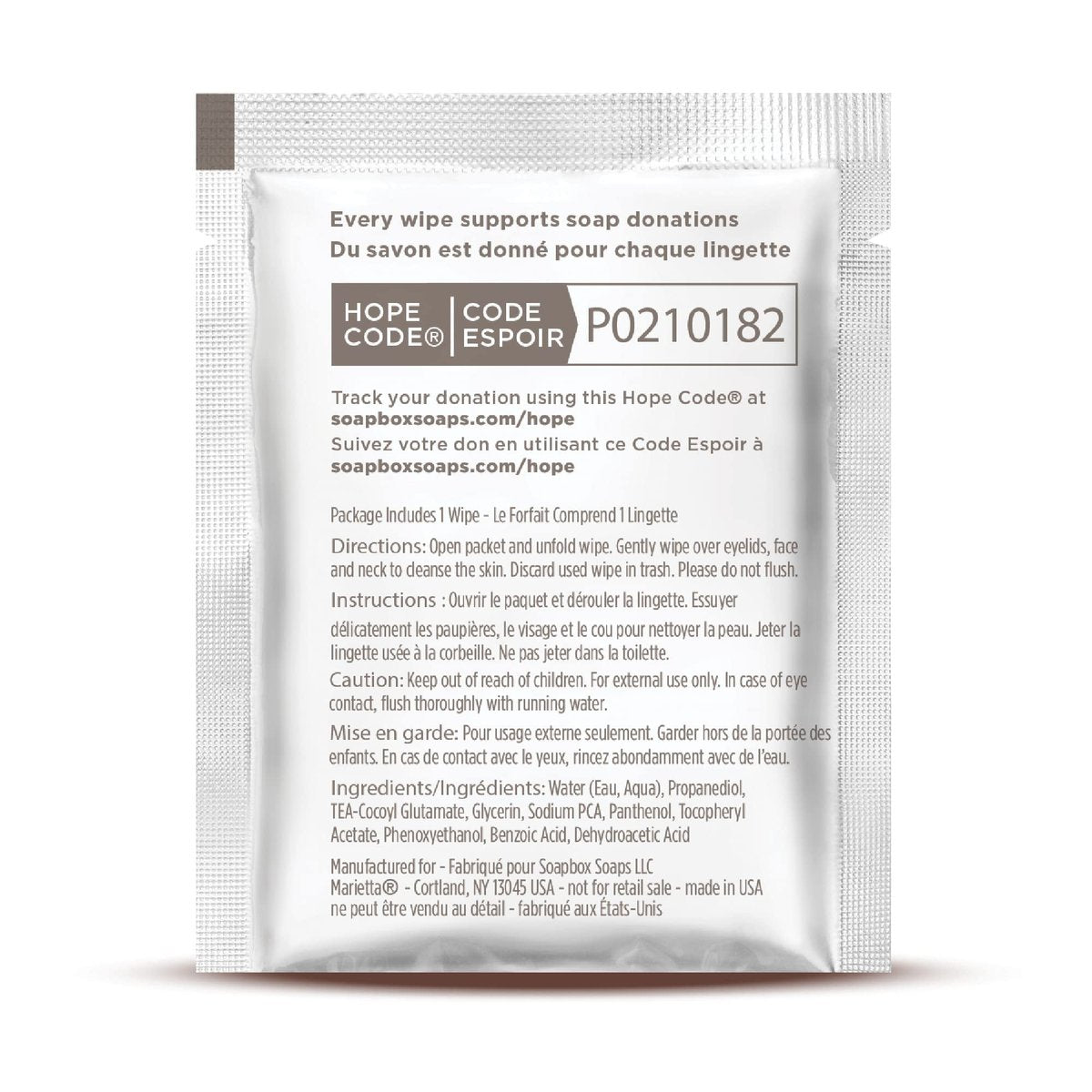 Soapbox Fragrance-Free Makeup Remover Wipes - Gentle Facial Cleansing Wipes for Dirt and Oil, Alcohol Free, 50 Count Avelisse