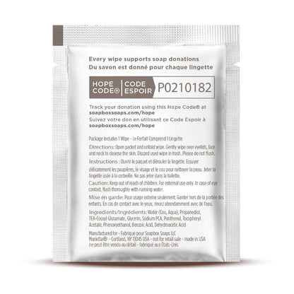 Soapbox Fragrance-Free Makeup Remover Wipes - Gentle Facial Cleansing Wipes for Dirt and Oil, Alcohol Free, 50 Count Avelisse
