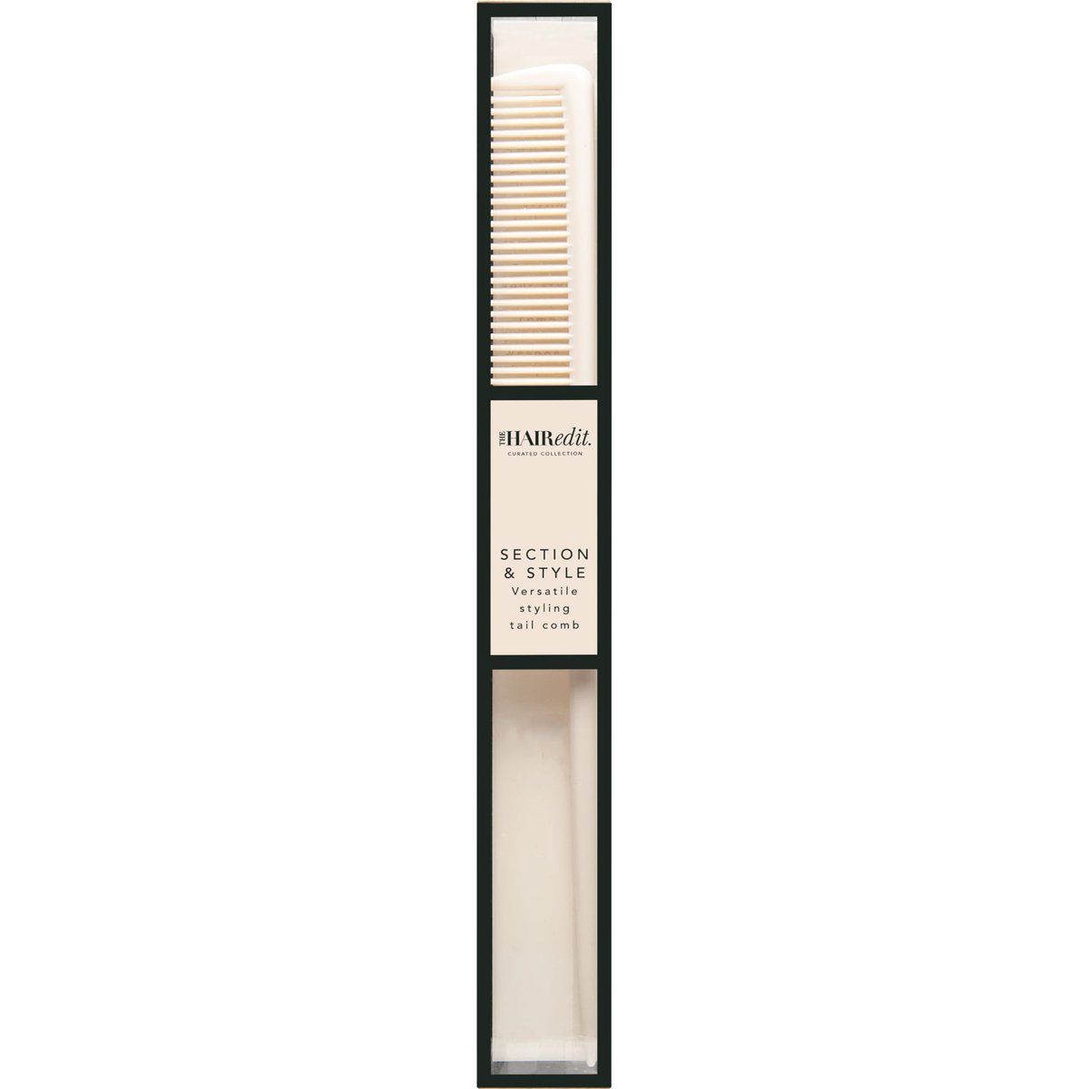 The Hair Edit Section & Style Rat Tail Comb – Durable Cellulose Acetate Material: Unlike cheap plastic combs, – Image 13