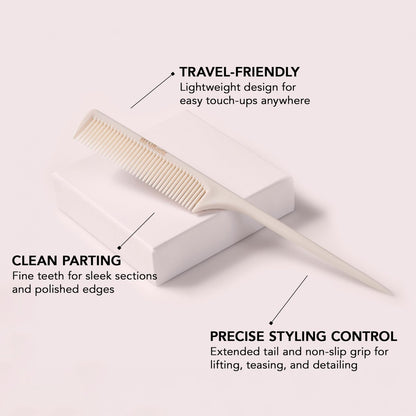 The Hair Edit Section & Style Rat Tail Comb – Versatile Use: Suitable for all hair types—straight, wavy, curly, or – Image 5