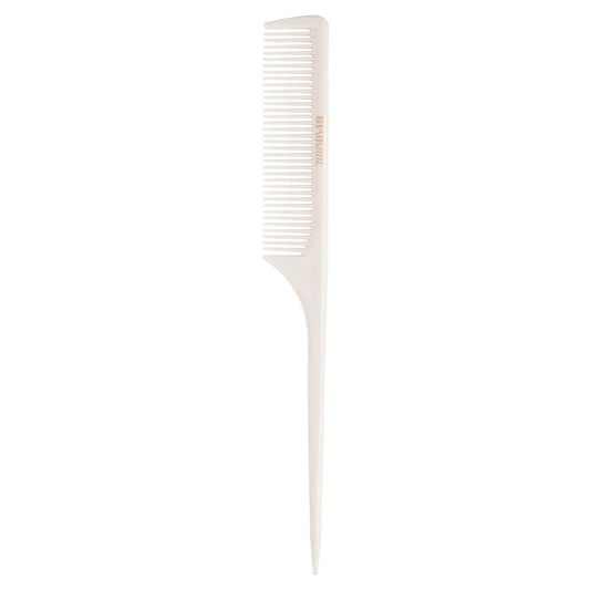 The Hair Edit Section & Style Rat Tail Comb - Fine-Tooth Teasing & Sectioning Comb for Precision Parting, Smoothing, Lifting & Creating Sleek Buns, Ponytails, Braids & Updos - Tortoise