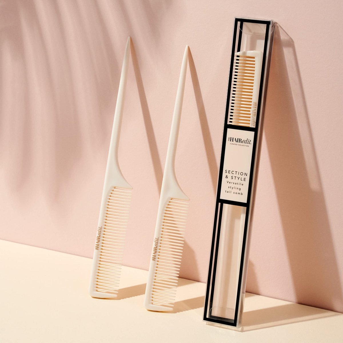 The Hair Edit Section & Style Rat Tail Comb – Fine-Tooth Design: Perfect for teasing (backcombing) to add volume – Image 7