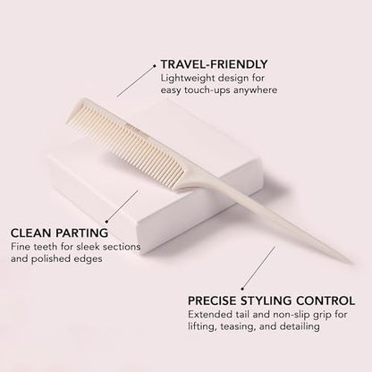 The Hair Edit Section & Style Rat Tail Comb – Precision Rat Tail: The long, pointed tail enables you to part hair – Image 6
