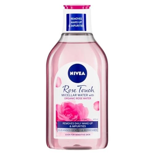 NIVEA Rose Touch Micellar Water with Organic Rose Water, Bundle of 2 (2 x 400 ml) - Gentle Facial Cleansing Liquid for Daily Makeup Removal and Refreshing Skin Care, Suitable for All Skin Types - görsel 3