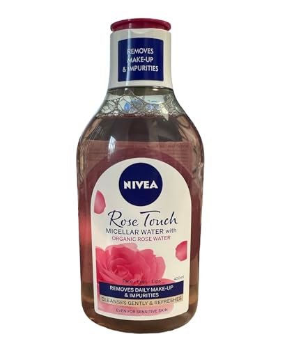 NIVEA Rose Touch Micellar Water with Organic Rose Water, Bundle of 2 (2 x 400 ml) - Gentle Facial Cleansing Liquid for Daily Makeup Removal and Refreshing Skin Care, Suitable for All Skin Types - görsel 6