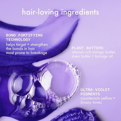 Amika Bust Your Brass Cool Blonde Strength Repair Conditioner - 275ml Avelisse