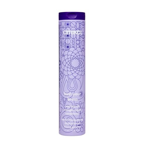 Amika Bust Your Brass Cool Blonde Strength Repair Conditioner - 275ml Avelisse